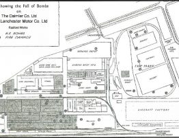 Plan of the Daimler and Lanchester Factory - Radford Works Coventry