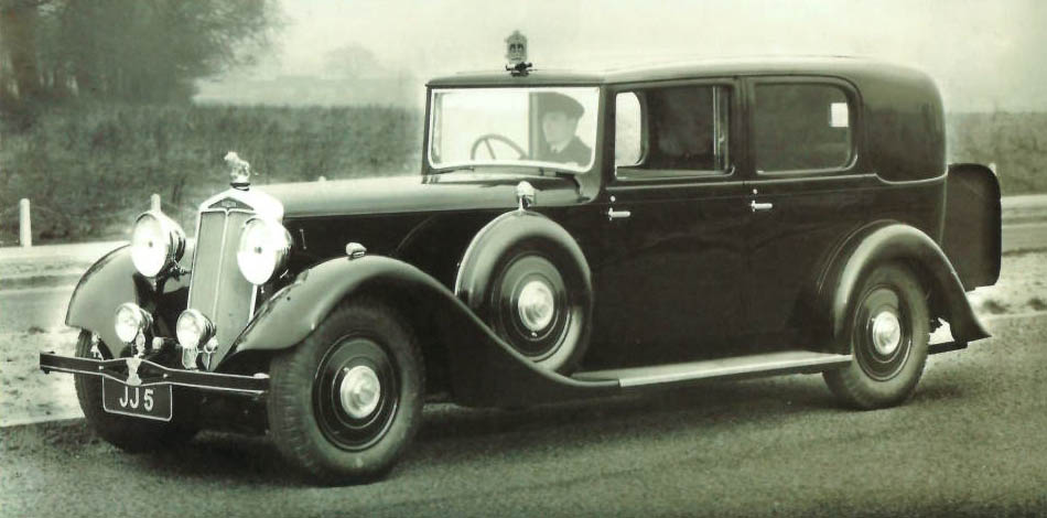 King George VI's Lanchester 4-light limousine JJ5