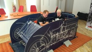 Our pop-up Lanchester car blueprint