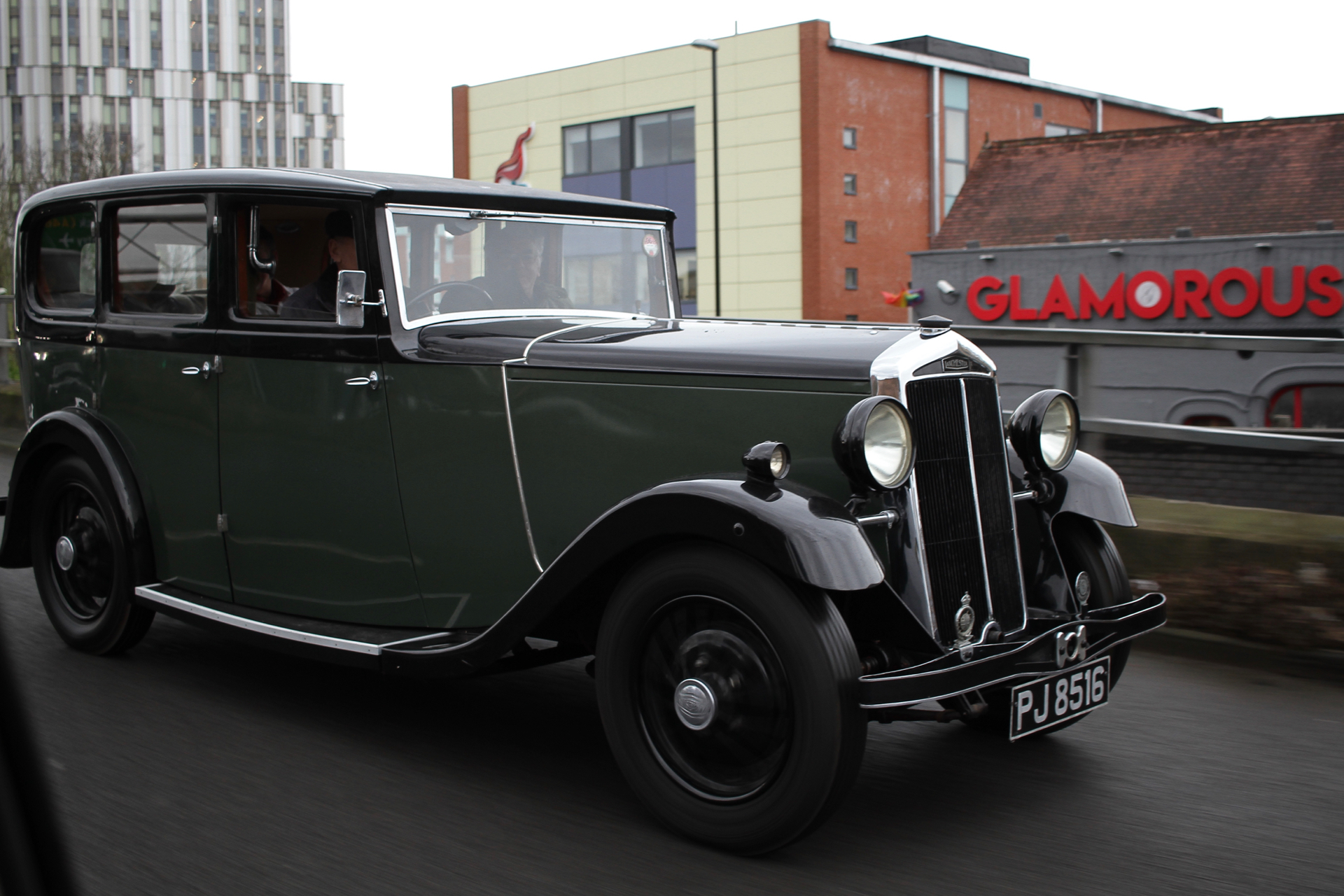 On the road with Coventry University's 'Glamorous' 1932 Lanchester car