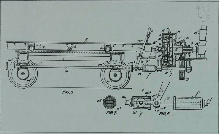 LAN-6-44-5 Patent for improvements in power propelled vehicles, 12 June 1899