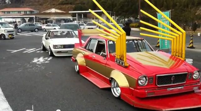 From Asia’s Bozozoku racers car ‘mods’ with more pipes than a town hall organ…