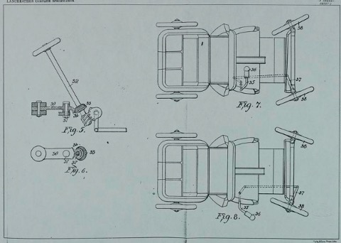 LAN-6-77 Patent for power steering, 1903