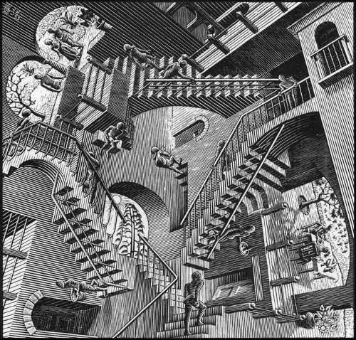 Maurits Escher (1898-1972) - Relativity, 1953