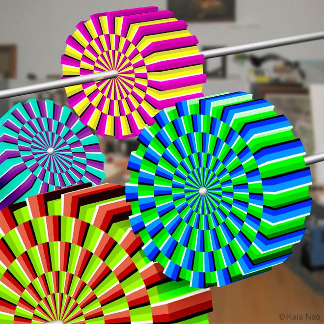 Time magazine coined the term op art in 1964, in response to Julian Stanczak's show Optical Paintings, to mean a form of abstract art (specifically non-objective art) that uses optical illusions, though works we think of as "op art" had been produced for several years before.