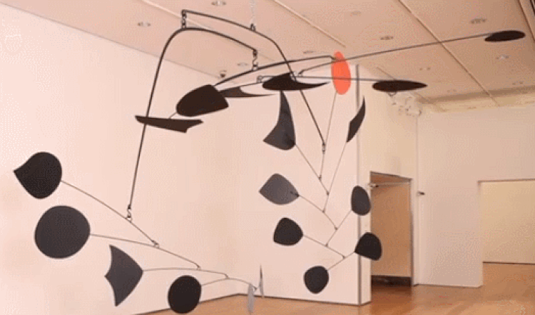 Alexandre Calder's kinetic mobiles