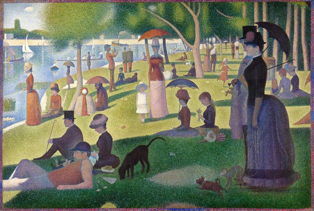 A Sunday Afternoon on the Island of La Grande Jatte 1884 – 1886