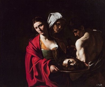 Salome with the Head of John the Baptist c. 1607 - Caravaggio