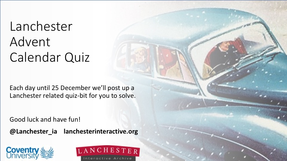 Lanchester Advent Quiz